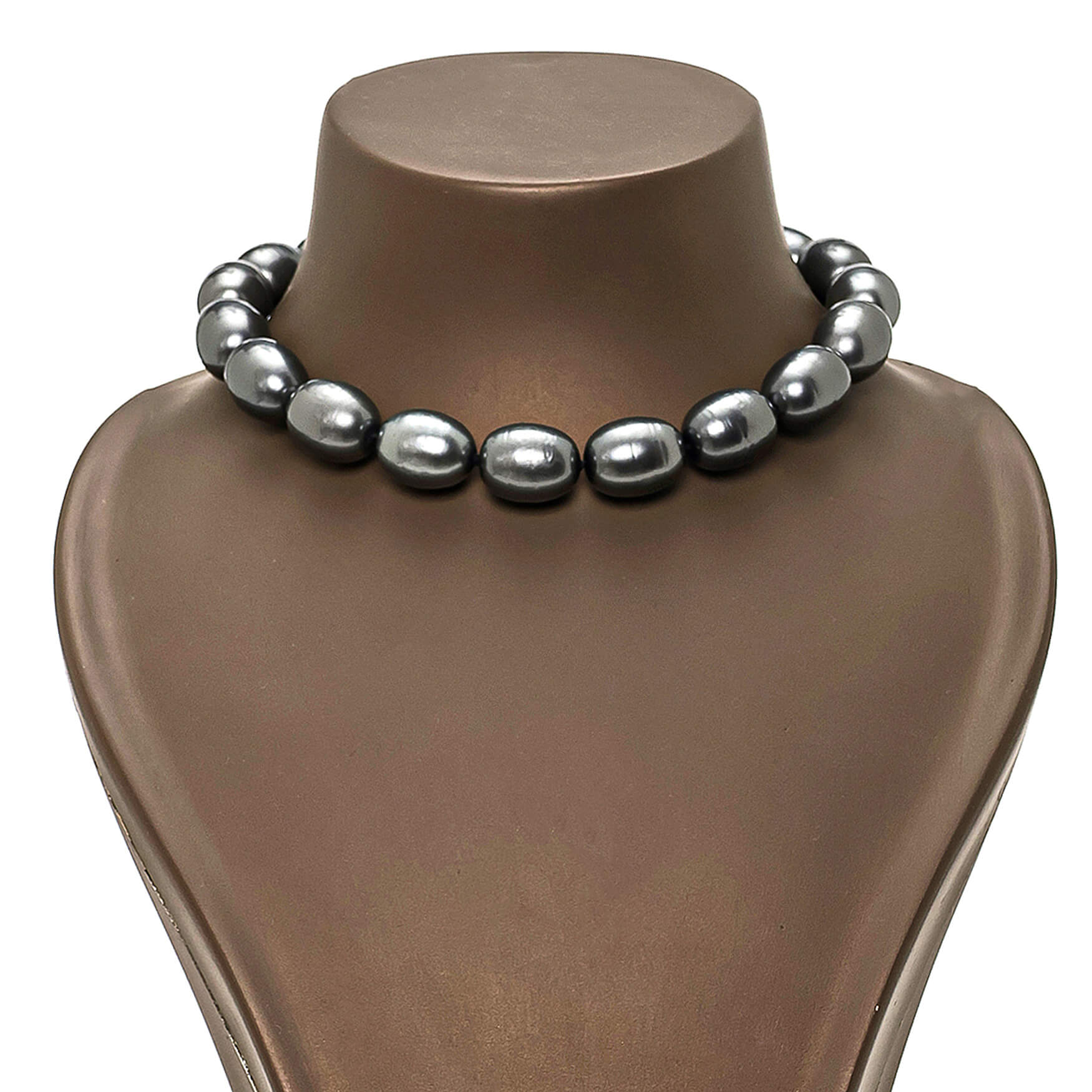 Chanel - Grey Pearl Necklace